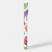 レインボー水彩ダリアの花 フラワー ファインアート Case-Mate iPhoneケース (裏面 / 右)
