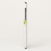 レインボー水彩ペイントスプラッターゼブラグラフィック Case-Mate iPhoneケース (裏面/左)