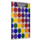 レインボー水玉模様オングレー クリップボード (右)