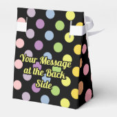 レインボー水玉模様パターン フェイバーボックス (裏面サイド)