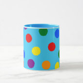 レインボー水玉模様マグ マグカップ (中央)