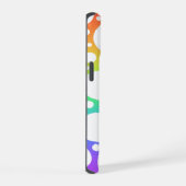 レインボー水玉iPhoneケース iPhone 15ケース (右側面)