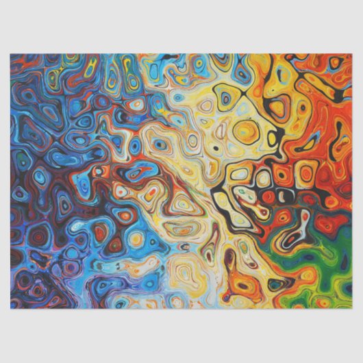 レインボー油スピルティッシュペーパー 薄葉紙 (正面)