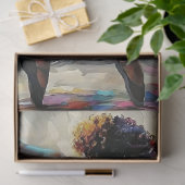 レインボー油バレリナアートデクページ 薄葉紙 (ギフト)