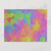 レインボー油モザイク ポストカード (正面)