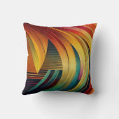 レインボー波 クッション (裏面)