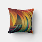 レインボー波 クッション (正面)