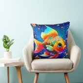 レインボー海リーフフィッシュデザイン クッション (椅子)
