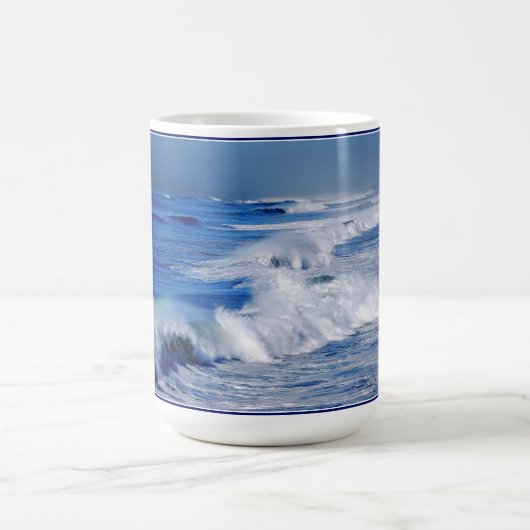 レインボー海波マグカップ コーヒーマグカップ (中央)