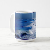 レインボー海波マグカップ コーヒーマグカップ (正面左)