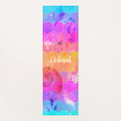 レインボー海 ヨガマット (正面)