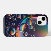 レインボー液滴ケースメイトiPhoneケース iPhoneケース (裏面横)
