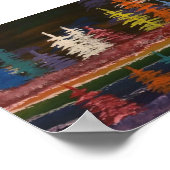 レインボー湖 ポスター (角)