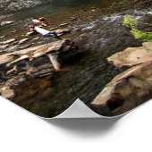 レインボー滝の滝 – デビルスポパイル – シエラ ポスター (角)