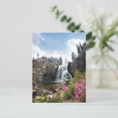 レインボー滝の滝 – デビルスポパイル – シエラ ポストカード (スタンド正面)