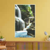 レインボー滝の表示2 キャンバスプリント (インサイチュ (リビング))