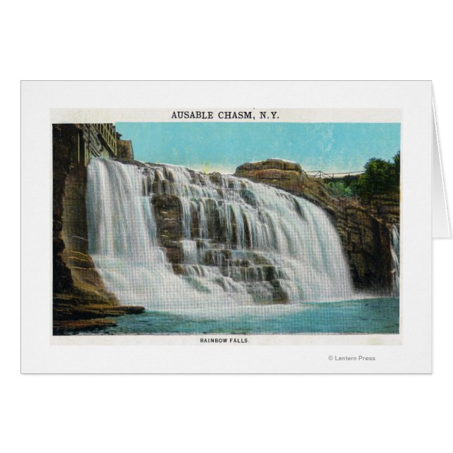 レインボー滝 (正面横)