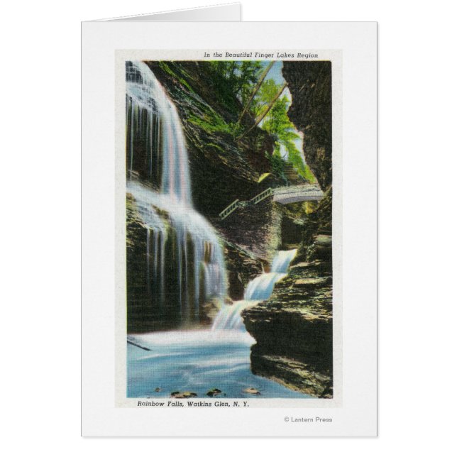 レインボー滝 (正面)