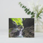 レインボー滝&カスケード、Watkins Glen、New Yor ポストカード (スタンド正面)