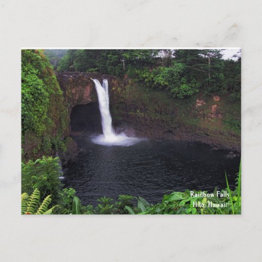 レインボー滝 ポストカード (正面)