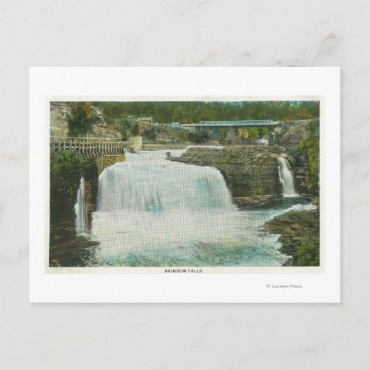 レインボー滝# 2 ポストカード (正面)