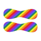 レインボー無地のストライプウォーターカラーウォッシュレインボーD 野球ボール (パネル)