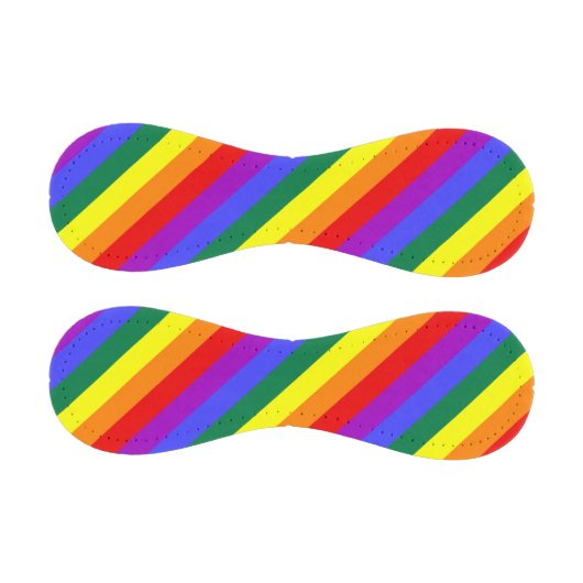 レインボー無地のストライプウォーターカラーウォッシュレインボーD 野球ボール (パネル)