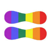 レインボー無地のストライプー水の色レインボー 野球ボール (パネル)