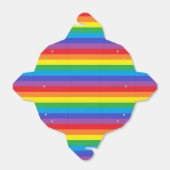 レインボー無地のストライプ フェイバーボックス (折り畳みなし)