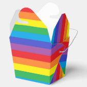 レインボー無地のストライプ フェイバーボックス (オープン)