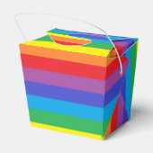 レインボー無地のストライプ フェイバーボックス (裏面サイド)