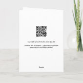 レインボー熱気球の誕生日カード カード (裏面)