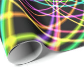 レインボー熱狂するスパイラル ラッピングペーパー (ロールコーナー)