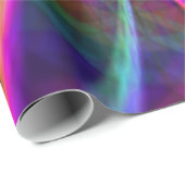 レインボー熱狂するフラワー2 ラッピングペーパー (ロールコーナー)