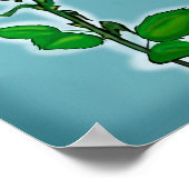 レインボー独身のバラ ポスター (角)