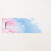 レインボー環境にやさしカラー名前をカスタムするモダン ヨガマット (正面(横))