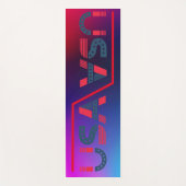 レインボー環境にやさしカラー快適ヨガマット ヨガマット (正面)