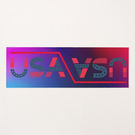 レインボー環境にやさしカラー快適ヨガマット ヨガマット (正面(横))