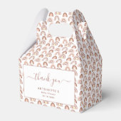 レインボー男女兼用ベビーシャワー フェイバーボックス (正面サイド)