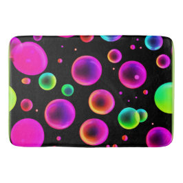 レインボー白熱［赤熱］光を放つバブルドリーム バスマット