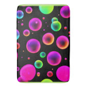 レインボー白熱［赤熱］光を放つバブルドリーム バスマット (正面縦)