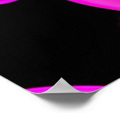 レインボー白熱［赤熱］光を放つバブルドリーム ポスター (角)