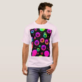 レインボー白熱［赤熱］光を放つバブルドリーム Tシャツ (正面フル)
