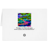 レインボー白熱［赤熱］光を放つ抽象芸術 (裏面横)