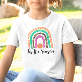 レインボー秋感謝祭シャツ秋秋ティー Tシャツ