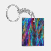 レインボー稲妻ストーム キーホルダー (正面左)