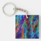レインボー稲妻ストーム キーホルダー (正面)