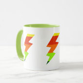 レインボー稲妻ボルト マグカップ (正面左)