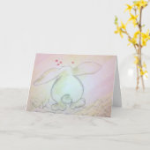 レインボー空白のブリッジ（内部）カード カード (黄色い花)