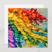 レインボー空白のロープノートカード シーズンカード (正面/裏面)